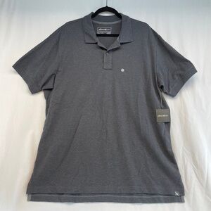 Eddie Bauer Short Sleeve Polo Gray Men’s Size XL Tall – New with Tags